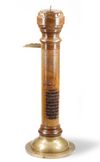 AN EXCEPTIONALLY RARE AND MONUMENTAL OTTOMAN SUNDIAL SENT AS GIFT TO MEDINA, PROBABLY BY SULTAN ABDULHAMID II