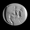 A ROMAN CARNELIAN INTAGLIO OF A RIDER, 1ST CENTURY AD