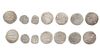AYYUBID DYNASTY ( 569-647AH/ 1174-1250AD), DIFFERENT RULERS, EIGHT SILVER DIRHAMS, DATED