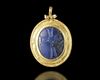 A BYZANTINE LAPIS LAZULI CAMEO PENDANT OF THE VIRGIN MARY 12TH-15TH CENTURY AD