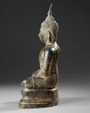 A SEATED BRONZE BUDDHA U-THONG STYLE, THAILAND, 19TH CENTURY