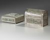 TWO HISPANO-MORESQUE-STYLE ELECTROTYPE BOXES