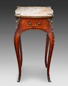 A FRENCH MARQUETRY PEDESTAL TABLE, NAPOLEON II STYLE, EARLY 20TH CENTURY