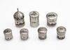 SEVEN SILVER BOXES, IRAQ, EARLY 20TH CENTURY