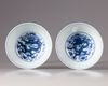 Two Chinese blue and white bowls
