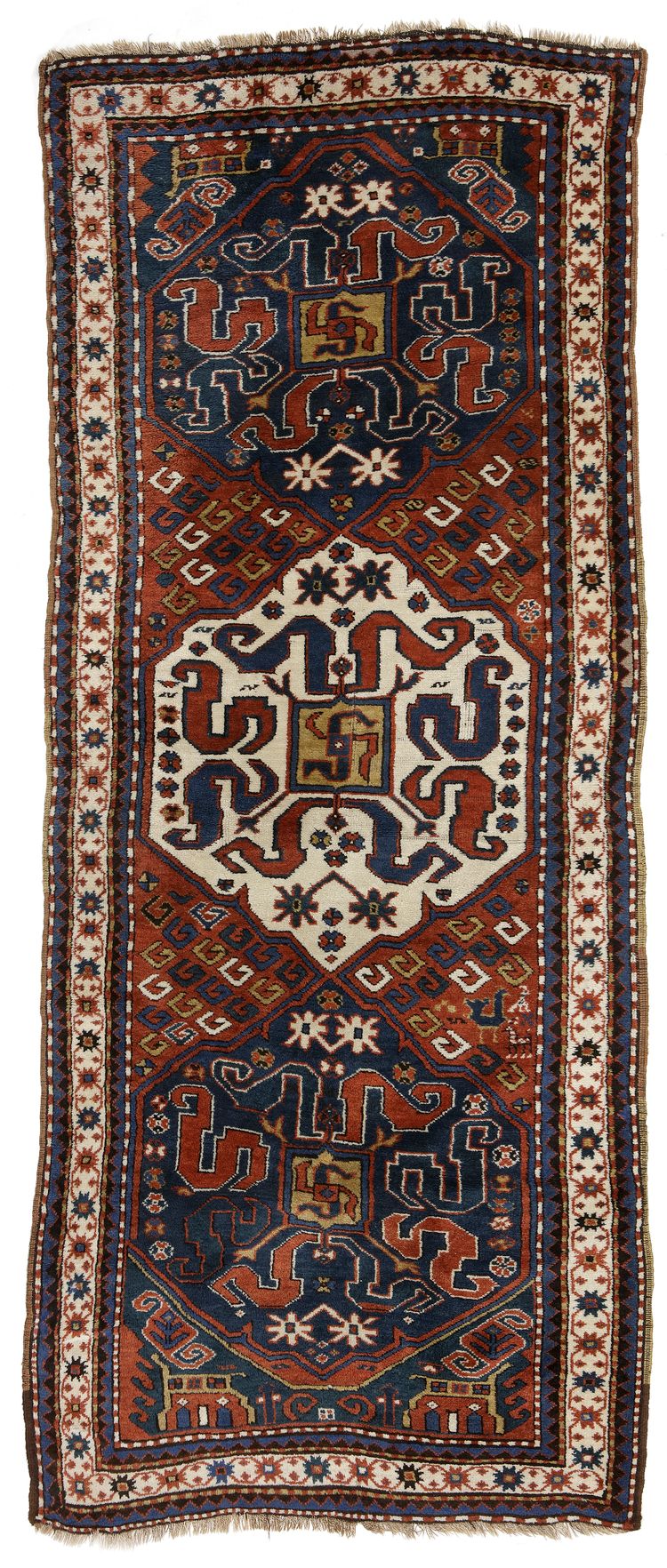 A CHONDZORESK 'WOLKENBAND' KAZAK, KARABAKH AREA