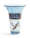 AN ISLAMIC ENAMELLED GLASS BEAKER, 19TH CENTURY