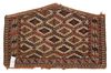 AN ANTIQUE TURKMEN YOMUD ASMALYK (CEREMONIAL CAMEL TRAPPING)