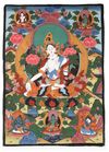 A THANGKA OF WHITE TARA, TIBET, 20TH CENTURY