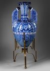 A LARGE HISPANO-MORESQUE STYLE VASE, 19TH CENTURY