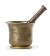 A MAMLUK BRONZE PESTLE AND MORTAR, EGYPT OR SYRIA, 16TH-17TH CENTURY