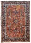 A TABRIZ CARPET, PERSIA, WITH UNUSUAL DESIGN, CIRCA 1920