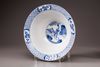 Two Chinese blue and white Klapmuts bowls