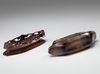 AN AGATE CARVING OF A SAMPAN, QING DYNASTY, 19TH CENTURY
