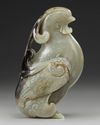 A CHINESE JADE PHOENIX, IN ARCHAIC STYLE, MING DYNASTY (1368-1644)