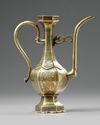 A Chinese Islamic-market hexagonal bronze ewer