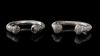 A PAIR OF SILVER BRACELETS, CLASSICAL GREEK PERIOD, 4TH CENTURY BC