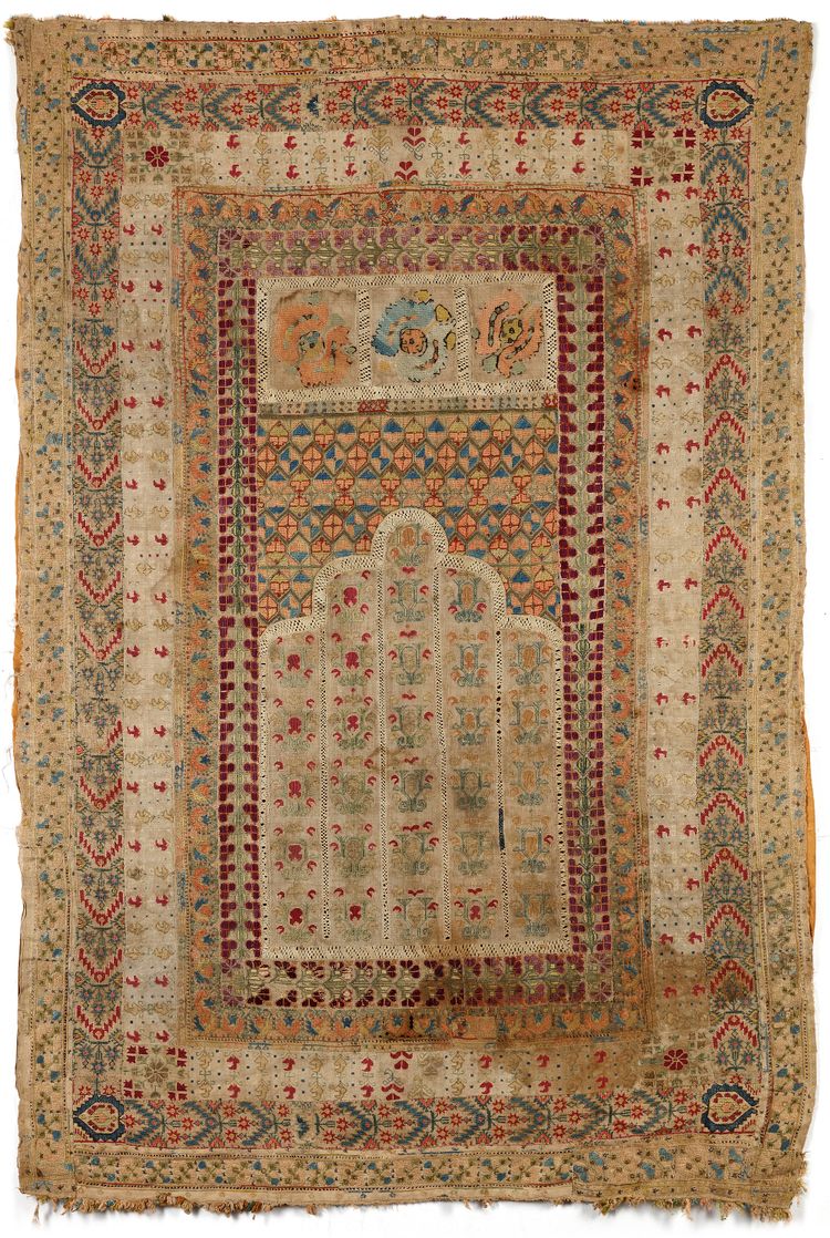 AN OTTOMAN PRAGER WALL HANGING, 18TH CENTURY