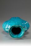 A LARGE TURQUOISE GLAZED VASE, 18TH CENTURY