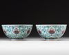 A PAIR OF CHINESE DOUCAI BOWLS