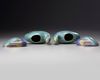 A PAIR OF CHINESE CLOISONNÉ  ENAMEL BIRD CENSERS