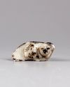 A Chinese white and grey jade carving of a cat