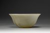 A celadon jade bowl