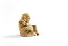 An ivory carving of Budai