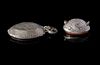 TWO AGATE SILVER PENDANTS, 11TH - 19TH CENTURY