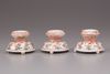 Three imari porcelain salts