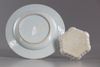 A Chinese dish and a famille rose saucer
