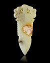 A CHINESE JADE CARVED AXE HEAD