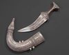 SILVER YEMENI DAGGER (JANBIYA)   EARLY 20TH CENTURY