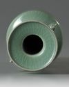 A Chinese Longquan celadon 'Kinuta' vase