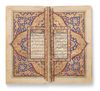 AN ILLUMINATED QAJAR QURAN, PERSIA,  CIRCA 1800