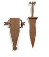 AN IRON PUGLIO OR SHORT DAGGER, ROMAN, 1ST CENTURY AD
