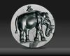 A ROMAN INTAGLIO OF AN ELEPHANT, 1ST CENTURY BC-AD