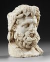 A MARBLE HEAD OF ZEUS