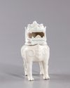 A CHINESE BLANC DE CHINE QILIN CENSER
