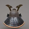 A JAPANESE SUJI’BACHI KABUTO WITH BRONZE MAEDATE, SECOND HALF 19TH CENTURY