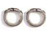 A PAIR OF SILVER BRACELETS, AFGHANISTAN, 19TH CENTURY