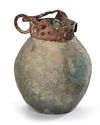 A HEAVY BRONZE POT, BYZANTINE, 6TH-7TH CENTURY AD