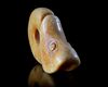A CHINESE JADE CARVED YU PIG DRAGON HOOK PENDANT, 20TH CENTURY