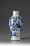 A Blue and White Vase