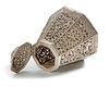 AN INDIAN SILVER INCENSE BURNER, 19TH CENTURY