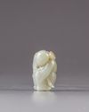 A Chinese jade carving of a boy