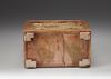 Chinese Soapstone Tea Caddy with Wooden Cover