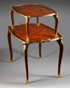 A TEA TABLE, LOUIS XV STYLE, 19TH CENTURY