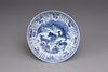 A blue and white 'Kraak' porcelain dish