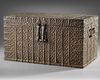 A SAFAVID IRON-CLAD WOODEN CHEST 17TH–18TH CENTURY